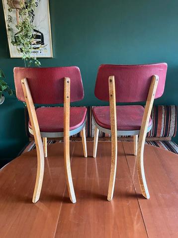Vintage Eetkamerstoelen - Set van 2 beschikbaar voor biedingen