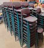 Partij 165 x Vergaderstoelen kantine stoelen cafe horeca, Ophalen of Verzenden, Zo goed als nieuw, Zwart, Vijf, Zes of meer stoelen
