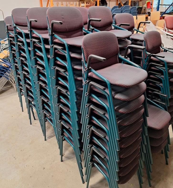 Partij 165 x Vergaderstoelen kantine stoelen cafe horeca, Huis en Inrichting, Stoelen, Zo goed als nieuw, Vijf, Zes of meer stoelen