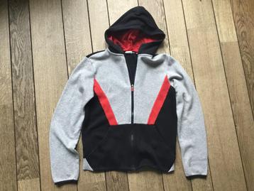 Leuk grijs/rood/zwart H&M vestje/jasje maat 158/164 beschikbaar voor biedingen