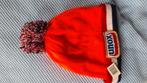 Nieuwe oranje Unox muts met een leuke pompon., Ophalen of Verzenden, Nieuw, Jongen of Meisje, Muts