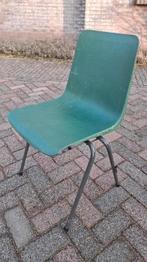 64 vintage kuipstoel RIEMERSMA mid century school horeca set, Gebruikt, Overige kleuren, Ophalen of Verzenden, Metaal