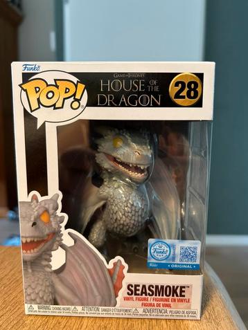 Funko Pop! House of the Dragon Seasmoke Exclusive beschikbaar voor biedingen