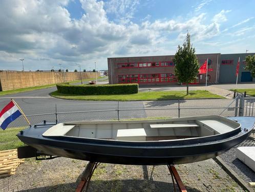 Stalen grachten sloep “vlet”, Watersport en Boten, Sloepen, Zo goed als nieuw, 10 tot 30 pk, 6 meter of meer, Binnenboordmotor