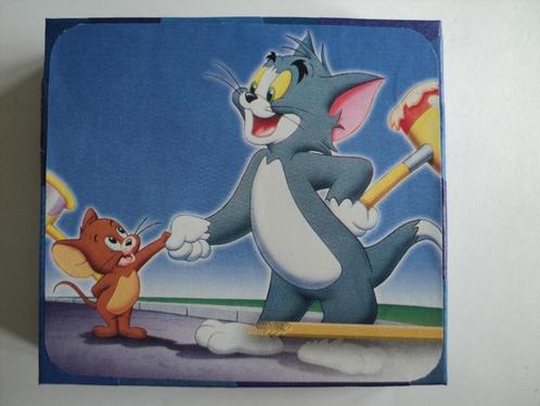 d031) doosje tom en jerry voor bv zeskantige labels of geld, Hobby en Vrije tijd, Feestartikelen, Zo goed als nieuw, Ophalen of Verzenden