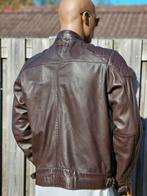 Vanguard / PME leren jas / bikers jacket (L) V850 Le Mans, Kleding | Heren, Jassen | Zomer, Maat 52/54 (L), Bruin, Ophalen of Verzenden