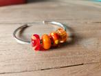 Set van 4 Trollbeads bedels, Glas of Kristal, Ophalen of Verzenden, Zo goed als nieuw, Trollbeads