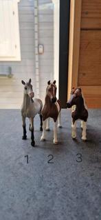 SCHLEICH PAARDEN/PONY'S (GOEDKOOP) 13924, 13838, 13815, Ophalen of Verzenden, Gebruikt