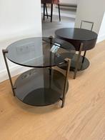 bijzet tafel, Minder dan 55 cm, Rond, Nieuw, Glas