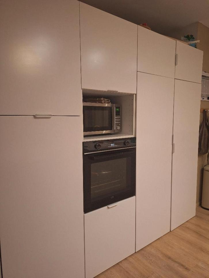 4 stuks Ikea method hoge kasten incl inbouwapparatuur, Huis en Inrichting, Keuken | Complete keukens, Zo goed als nieuw, Overige typen