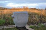 antieke arduinen pekelpot of zuurkoolpot, Tuin en Terras, Ophalen, Steen, Rond, Tuin