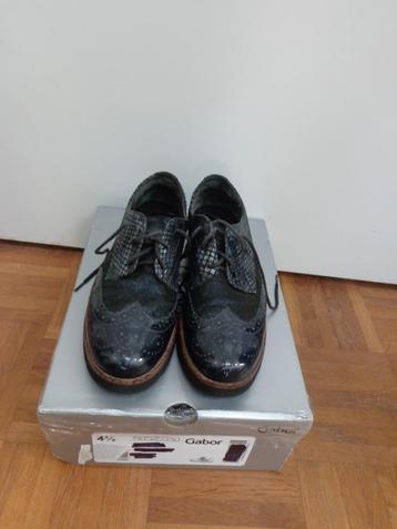 Nieuwe Gabor schoenen, blauw, maat 37,5, wijdte G, leer beschikbaar voor biedingen