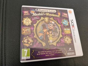 Professor layton en het masker der Wonderen 3ds  beschikbaar voor biedingen