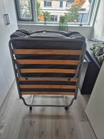 Inklapbaar logeerbed, 90 cm, Eenpersoons, Zo goed als nieuw, 190 cm of minder