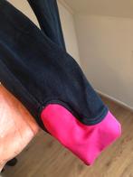 Blauwe Roze Rijbroek 140 Full Grip HKM Paardrijbroek, Dieren en Toebehoren, Paardrijkleding, Kinderen, Dressuur, Zo goed als nieuw