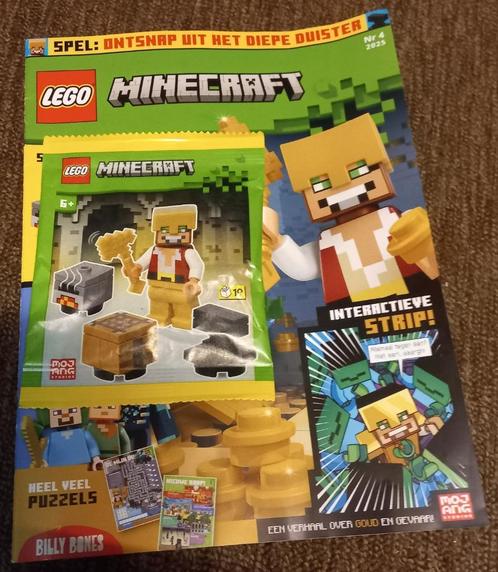 Lego Minecraft  smit oven aambeeld,magazine met zakje minifi, Kinderen en Baby's, Speelgoed | Duplo en Lego, Nieuw, Ophalen of Verzenden