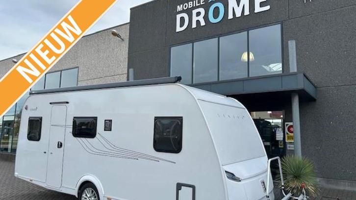 Tabbert Senara 490 TD LUIFEL+VOORTENT+FIETSENDR, Caravans en Kamperen, Caravans, Bedrijf, tot en met 4, 1250 - 1500 kg, Rondzit