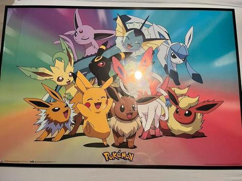 Pokemon poster in lijst Lomviken IKEA Evolutions, Huis en Inrichting, Woonaccessoires | Schilderijen, Tekeningen en Foto's, Foto of Poster
