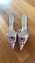 Passo Couture leer instap muiltje met hak maat 40, Nieuw, Roze, Sandalen of Muiltjes, Ophalen of Verzenden
