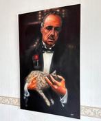 Schitterend zeer groot Airbrush kunstwerk The Godfather, Antiek en Kunst, Ophalen of Verzenden