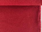 De Ploeg Varano; rood; vintage meubelstof; rood, Wol, 120 cm of meer, Ophalen of Verzenden, Rood