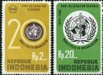 Indonesië 1968 - ZBL 606-607 - 20 jaar WHO, Postzegels en Munten, Postzegels | Azië, Zuidoost-Azië, Verzenden, Postfris