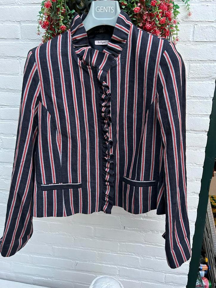 La Ligna Linnen Set: Jasje 44, Rok 46 - Nieuw!, Kleding | Dames, Jasjes, Kostuums en Pakken, Nieuw, Kostuum of Pak, Maat 42/44 (L)