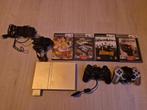 Playstation 2 inclusief games, memorycard en controller., Ophalen of Verzenden, Zo goed als nieuw, Met 1 controller