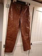 Louisa cerano nep leren broek 36 cognac polyester, Bruin, Verzenden, Zo goed als nieuw, Louisa cerano