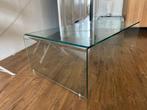 dutch design glazen salon tafel, Ophalen, Gebruikt, 100 tot 150 cm, 50 tot 100 cm