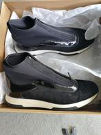 Unisa hoge sneakers met rits, uitneembare zool, Ophalen, Zo goed als nieuw, Zwart