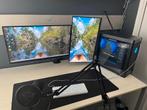 Lenovo Legion pc, 2 schermen en toetsenbord + mic., Ophalen of Verzenden, Zo goed als nieuw