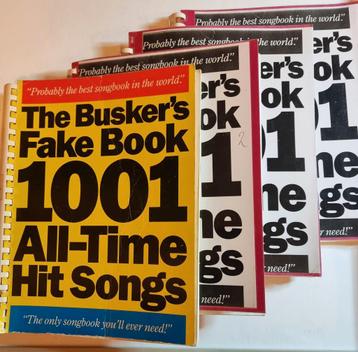 The Buskers Fake Book 1001 hits in 4 delen.  beschikbaar voor biedingen