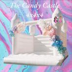 Springkussen Luchtkussen Kasteeltje Wit, Hobby en Vrije tijd, Feestartikelen | Verhuur, Ophalen