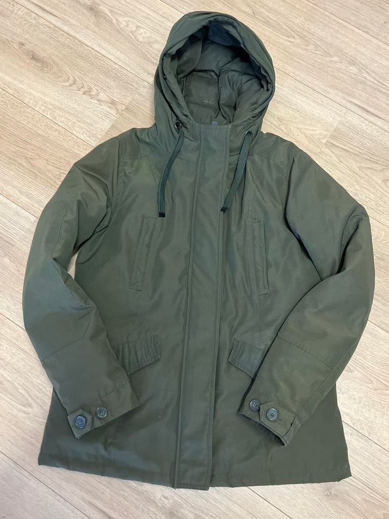 Bien Bleu Winterjas Maat M, Kleding | Dames, Jassen | Winter, Ophalen of Verzenden, Zo goed als nieuw, Maat 38/40 (M), Groen