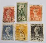 Nederland 1923 - nvph 121-131 - Regeringsjubileum -ab, Postzegels en Munten, Postzegels | Nederland, Verzenden, T/m 1940, Gestempeld