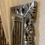 Barok spiegel - Houten lijst zilver - 120 x 80 cm -TTM Wonen, TTM Wonen, Meubels – (Perzische) Tapijten en Woonaccessoires, Nieuw