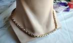 Koningsketting Byzantijns Schakel eyecatcher BIEDEN Biedknop, Sieraden, Tassen en Uiterlijk, Ophalen, Zo goed als nieuw, Goud