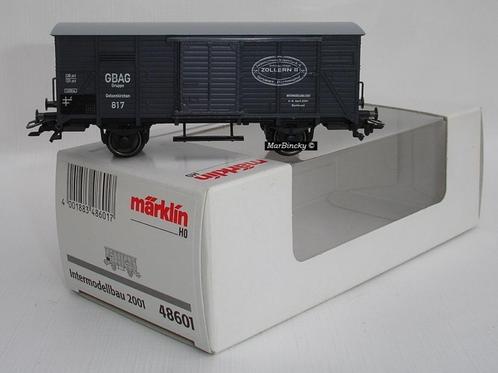 Märklin 48601 GBAG 817 - Gesloten wagen Intermodellbau 2001, Hobby en Vrije tijd, Modeltreinen | H0, Nieuw, Wagon, Wisselstroom