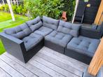 Lounge set tuin met kussens, prima staat., Tuin en Terras, Tuinsets en Loungesets, Ophalen, Gebruikt