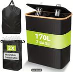 Statiegeld container - inclusief 2 flessentassen nieuw, Ophalen, Overige materialen, Nieuw, 40 liter of meer