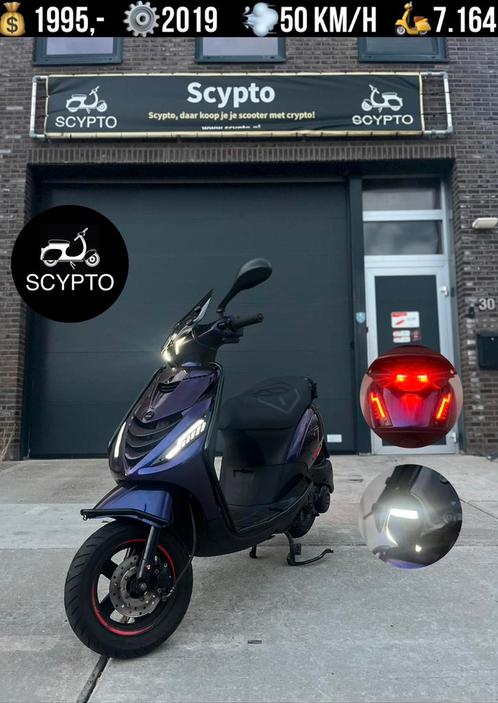Piaggio Zip | 2e eig | Full Option | 7.164 km | Booskijker, Fietsen en Brommers, Scooters | Piaggio, Zo goed als nieuw, Zip, Maximaal 45 km/u