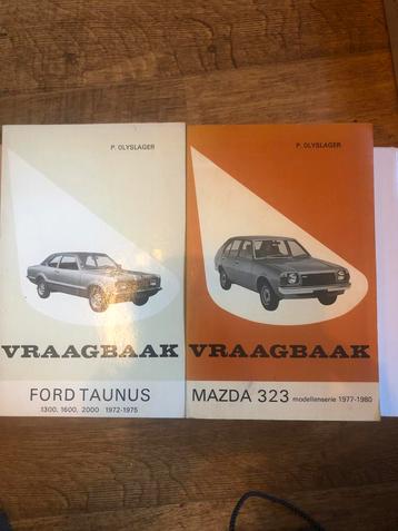 Vraagbaak Ford Taunus & Mazda 323 beschikbaar voor biedingen