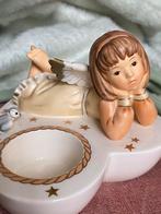 Goebel beeldje engeltje kerst kaarsenstandaard pimpelmees, Verzamelen, Beelden en Beeldjes, Ophalen of Verzenden, Zo goed als nieuw