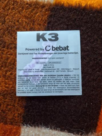 K3 originals bebat patch strijkembleem Tele-Romeo beschikbaar voor biedingen