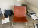 Twee prachtige Poul Kjaerholm PK 22 fauteuils Fritz Hansen, Gebruikt, Minder dan 75 cm, Ophalen of Verzenden, Metaal