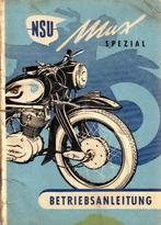 NSU Max Spezial Betriebsanleitung (4018z) motor, Ophalen of Verzenden, Overige merken