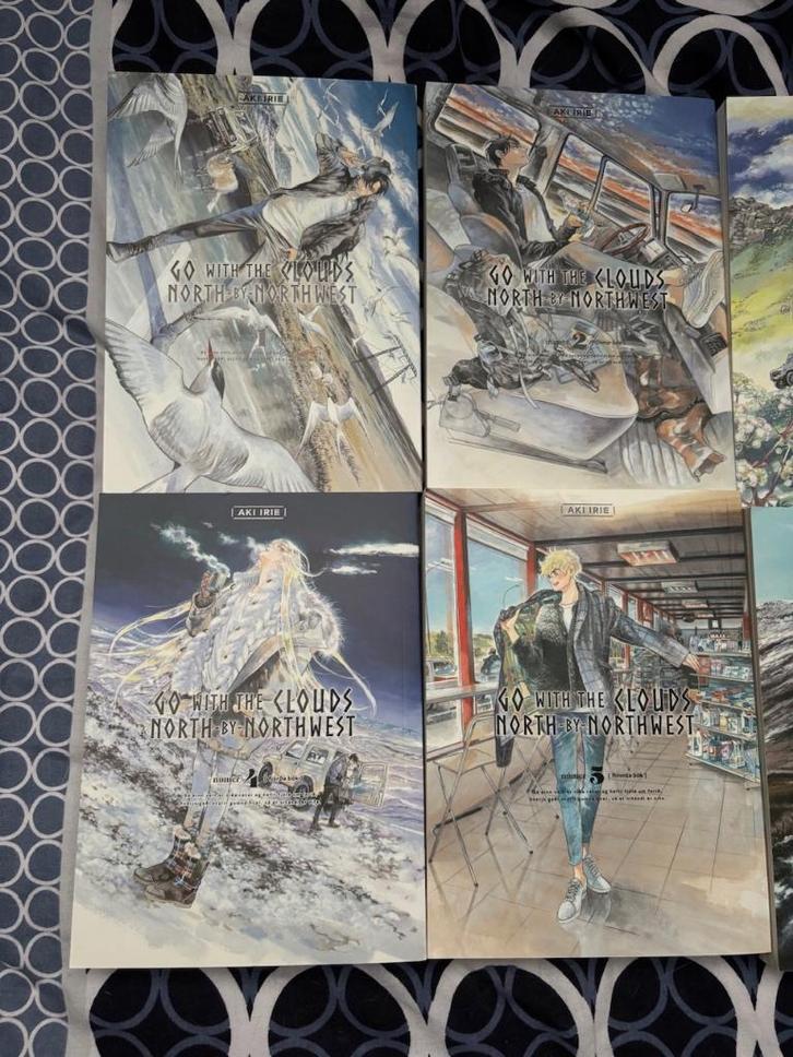 Go with the Clouds North-by-Northwest 1-6 Irie Aki, Boeken, Strips | Comics, Zo goed als nieuw, Meerdere comics, Japan (Manga)