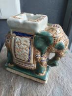 Vintage chinoiserie-asbak olifant, decor MCM Hollywood Regen, Ophalen of Verzenden