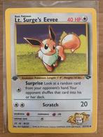 Lt. Surge's Eevee first edition 51/132, Verzenden, Zo goed als nieuw, Losse kaart